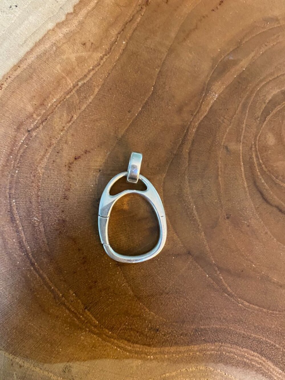 RETIRED James Avery Changeable Charm Holder Pendant, Sterling Silver